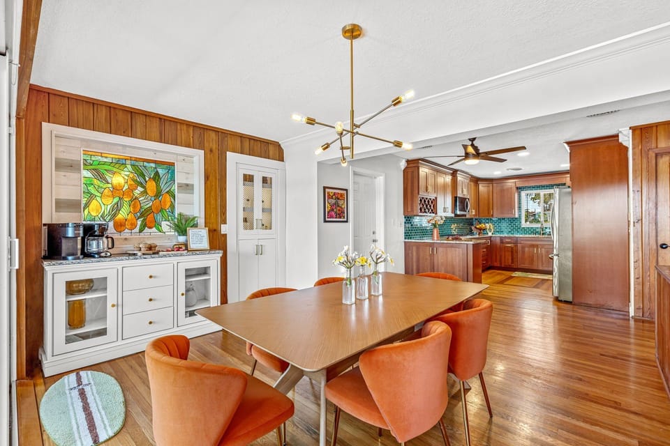 Gather around with your friends and family at the dining table for your favorite meals