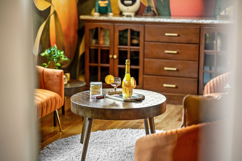 Make a your favorite cocktail and play card games