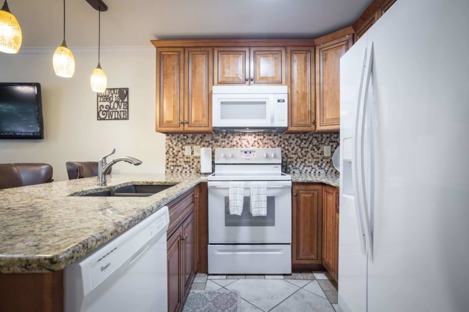 Prepare your favorite meals in the full kitchen