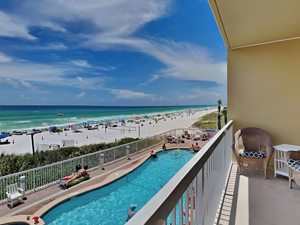 Furnished Gulf Front Balcony