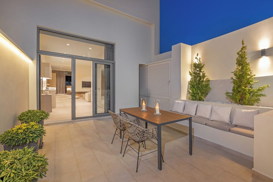 Front Yard Featuring Outdoor Furniture and Patio