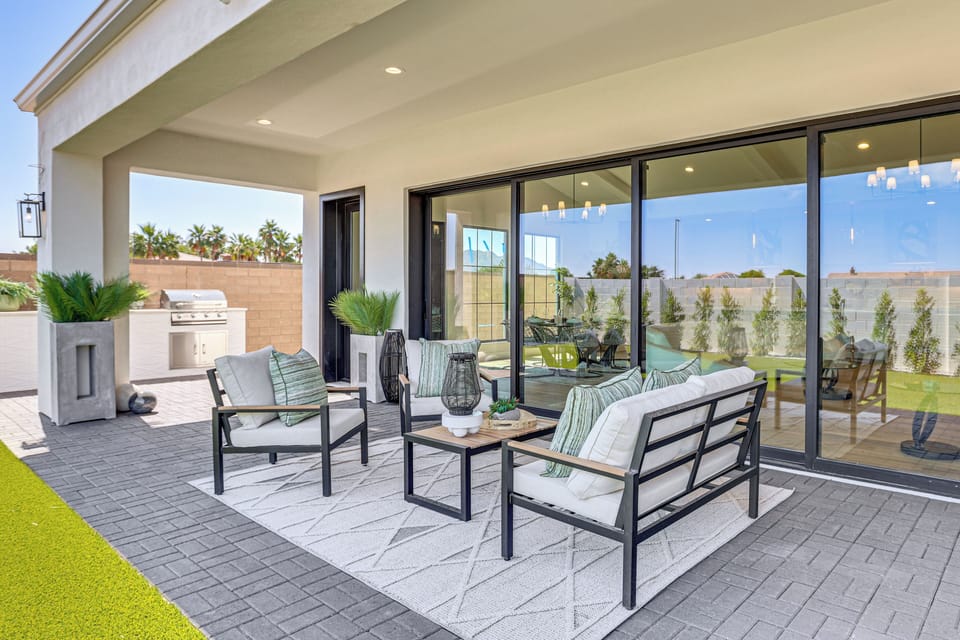 Furnished Patio | BBQ Area w/ Gas Grill | Fenced-In Yard
