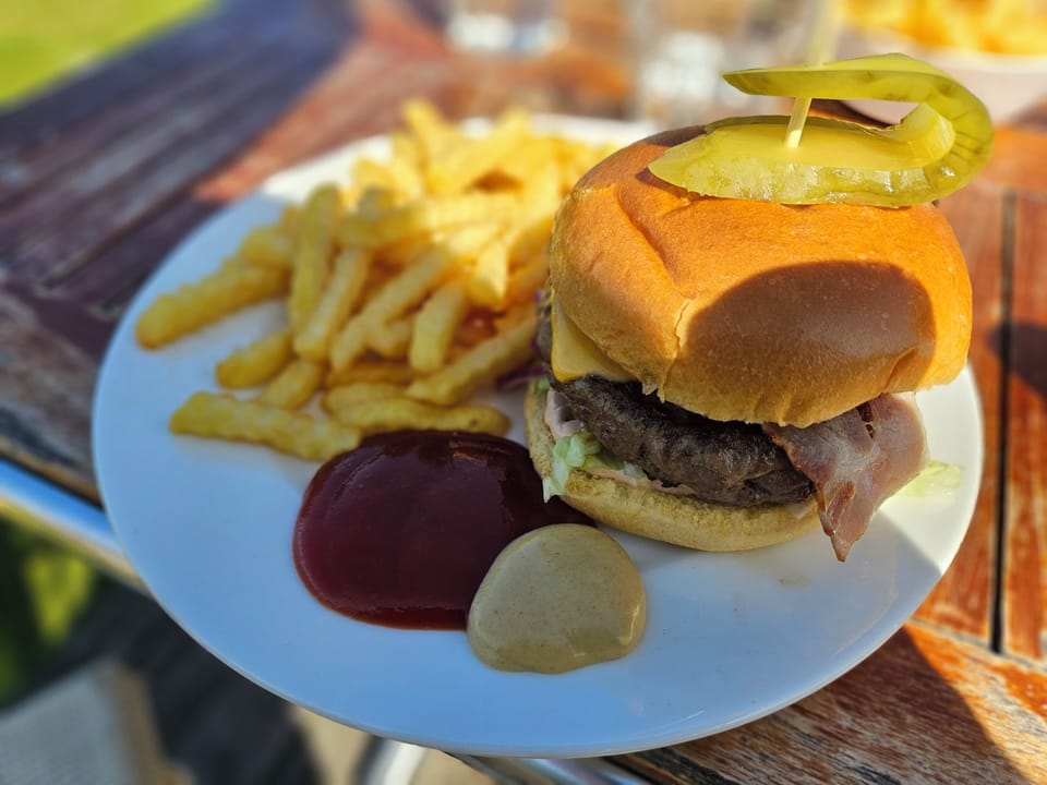 Chalet, 1 Bedroom, Smoking, Patio | Food and drink
