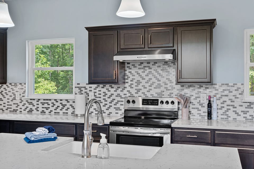Updated fully stocked kitchen to prep all your group meals.