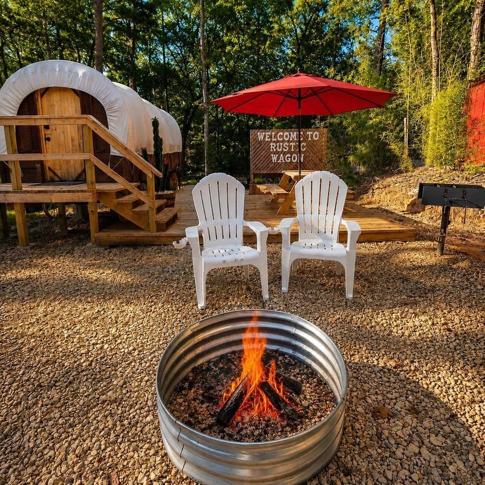 Firepit and Charcoal Grill - We do NOT provide firewood or charcoal