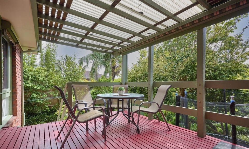 Fresh air and relaxing outdoor space