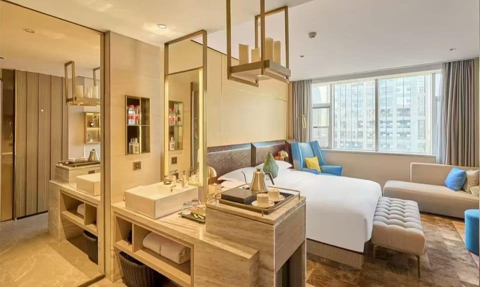 City Double Room, City View | Desk, laptop workspace, blackout drapes, soundproofing