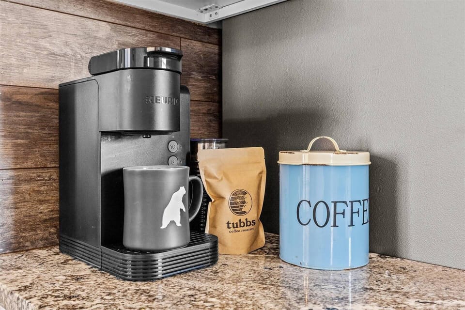 Enjoy an early morning cup of coffee on the patio!
