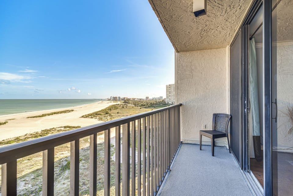 Private Balcony | Single-Story Unit | 9th-Floor Condo