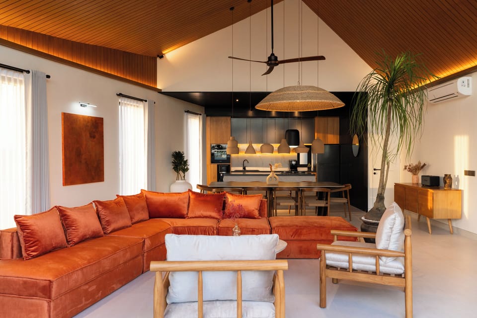 Deluxe Villa, 5 Bedrooms, Private Pool, Pool View | Living area