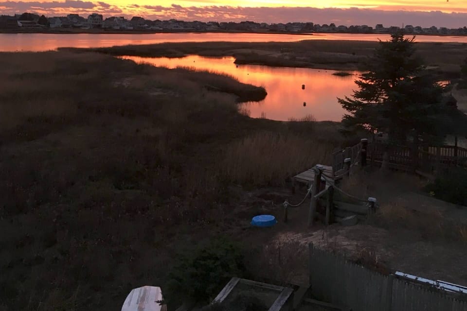 Coffee on the Roof Deck - enjoying a spectacular sunrise at Sunrise Paradise