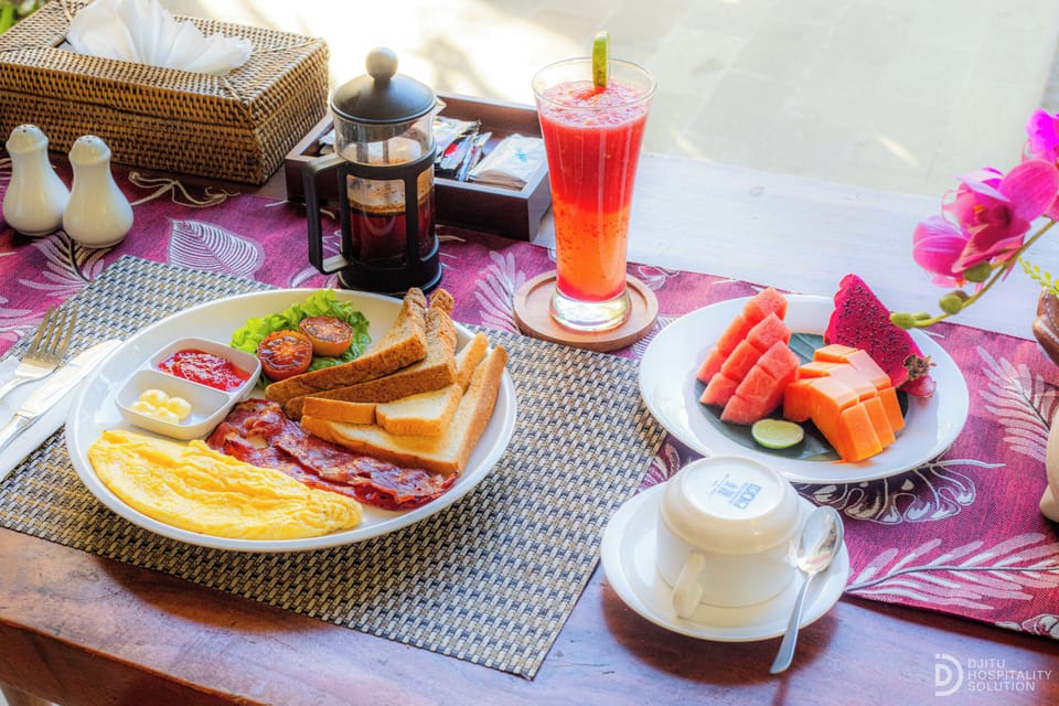 Free daily full breakfast