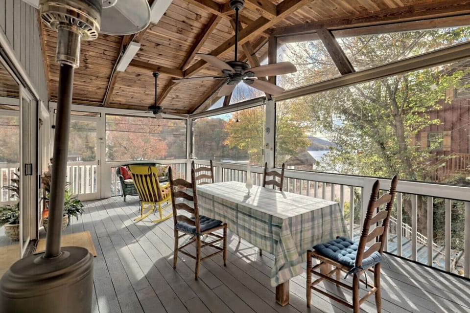 Sunshine, fresh air, and a comfy rocking chair. What more could you ask for?
