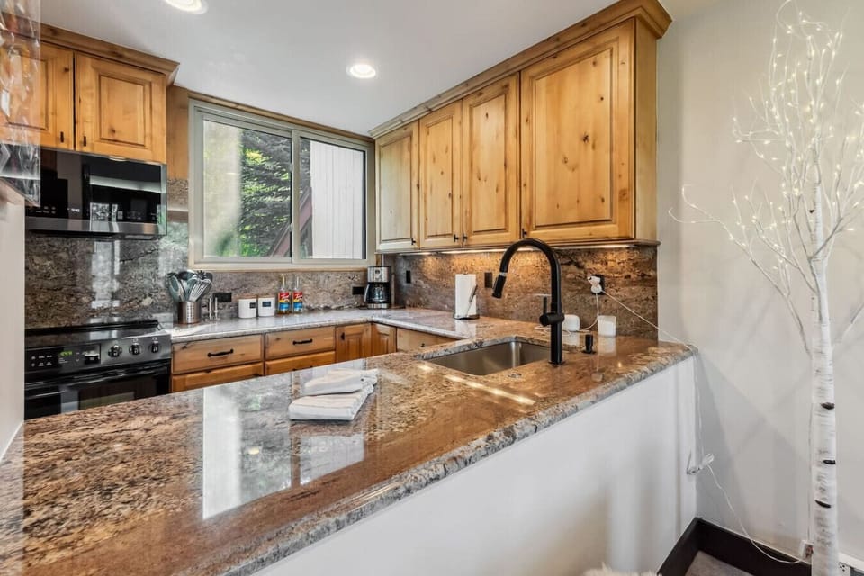 Fully stocked kitchen