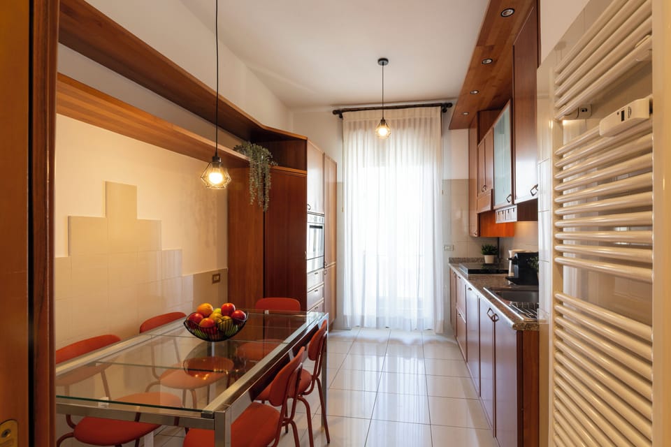 Comfort Apartment, Balcony, City View | Private kitchen | Full-size fridge, microwave, stovetop, dishwasher