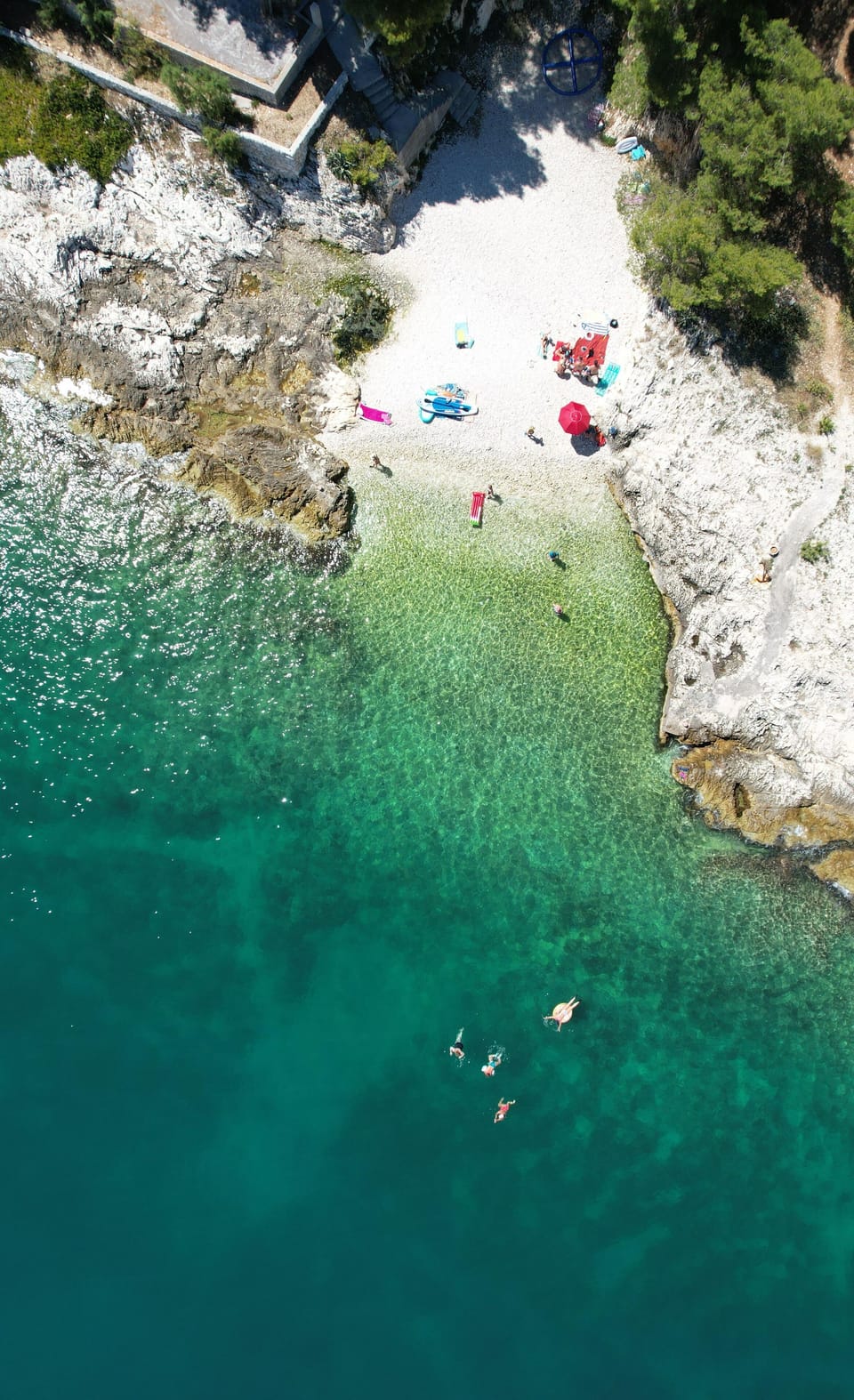 Natural beach