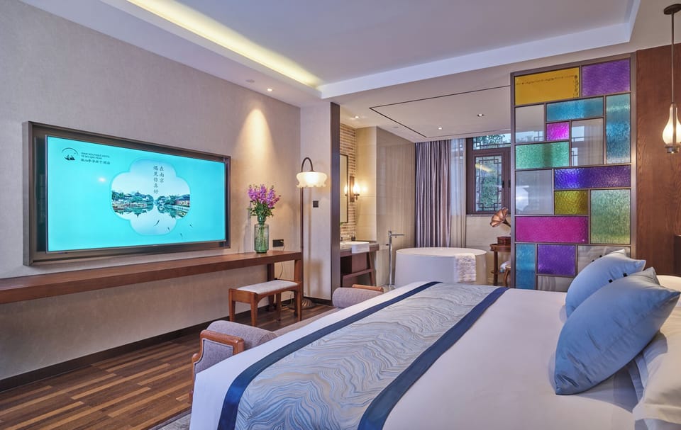 Republic Era Style Four Seasons Double Bed Room | Premium bedding, free minibar, in-room safe, individually decorated