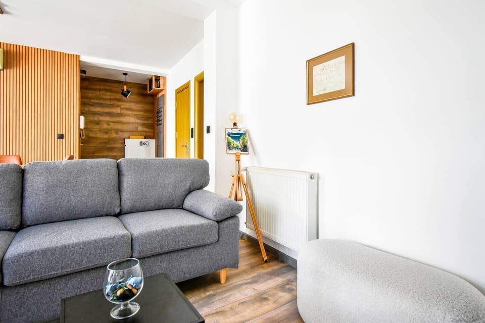 Comfortable, modern seating to relax, read, or catch up after a day in the city