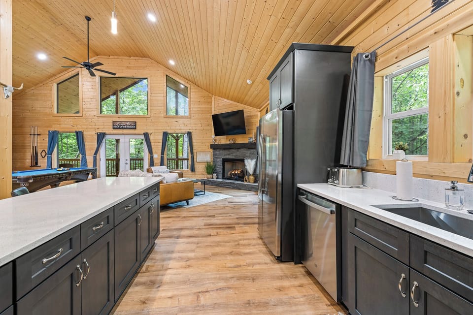 Ample Kitchen Counter Space