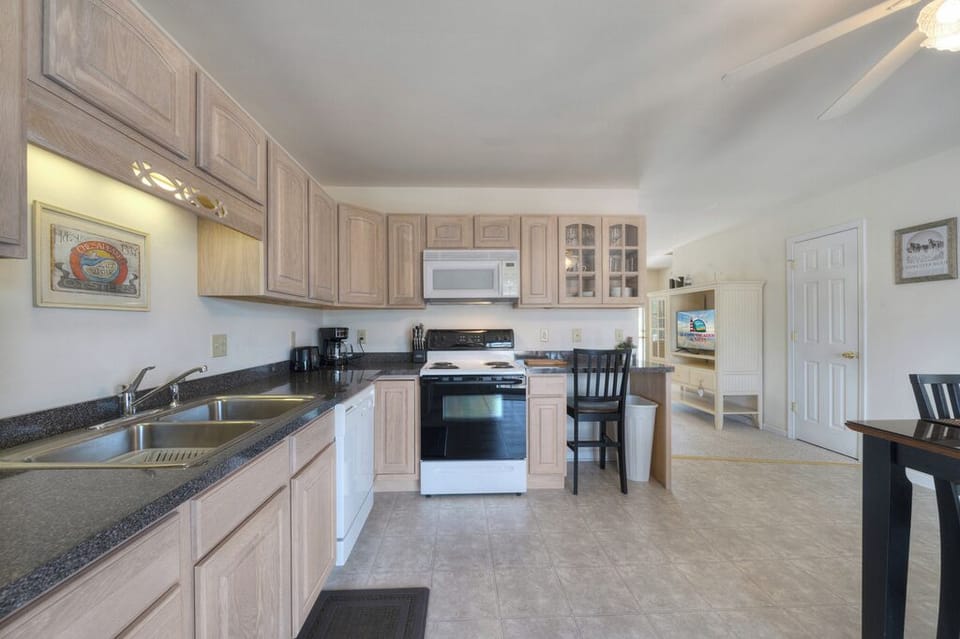 Spacious Kitchen with all the comforts of home.