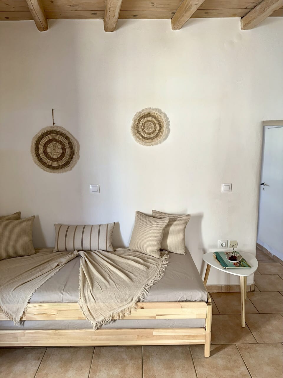 Nesa Paros | Living area | 24-inch flat-screen TV with cable channels