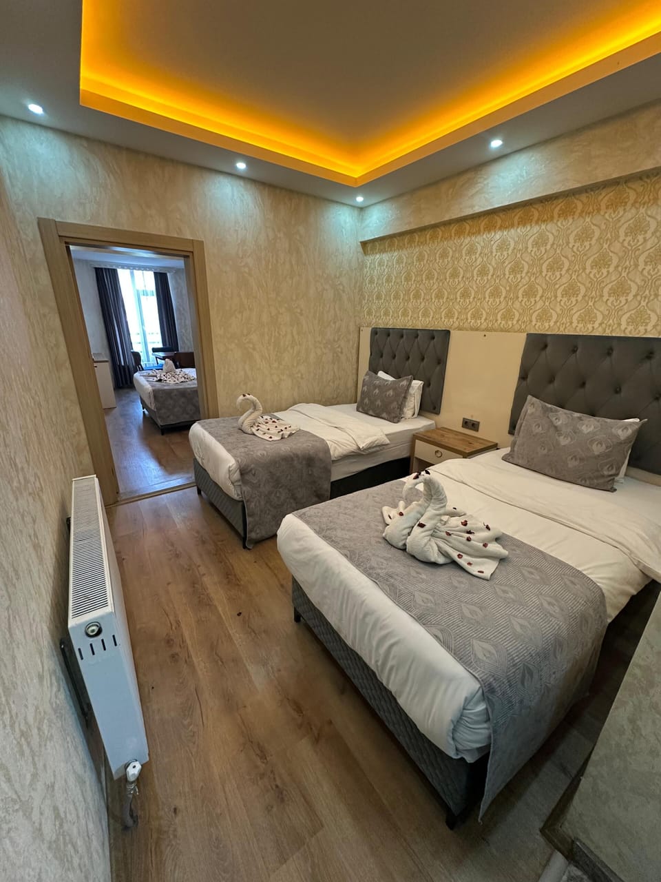 Family Quadruple Room, City View | Hypo-allergenic bedding, desk, laptop workspace, free WiFi