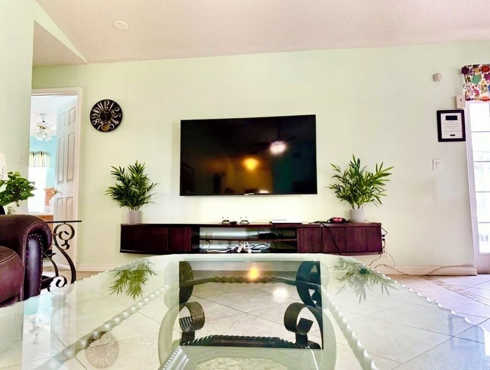 TV in the living space and in every bedroom