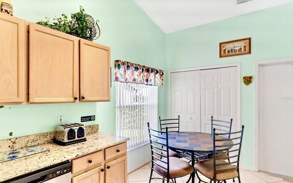 Breakfast table