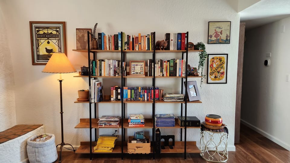 We have tons of adult and children's books to enjoy while you're here. 