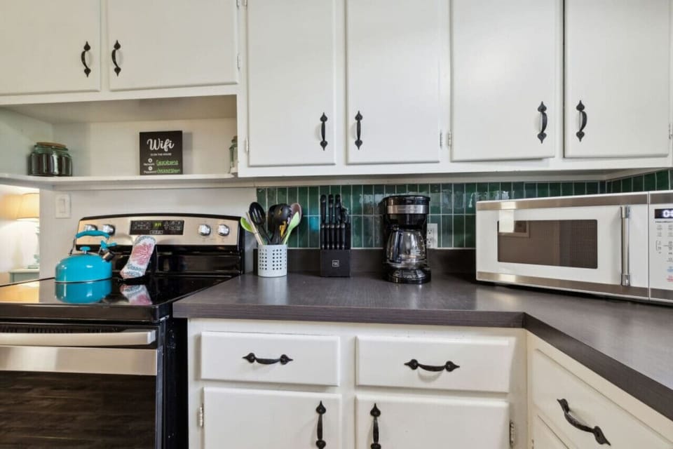 Drip coffee maker provided (with coffee to get your started!)