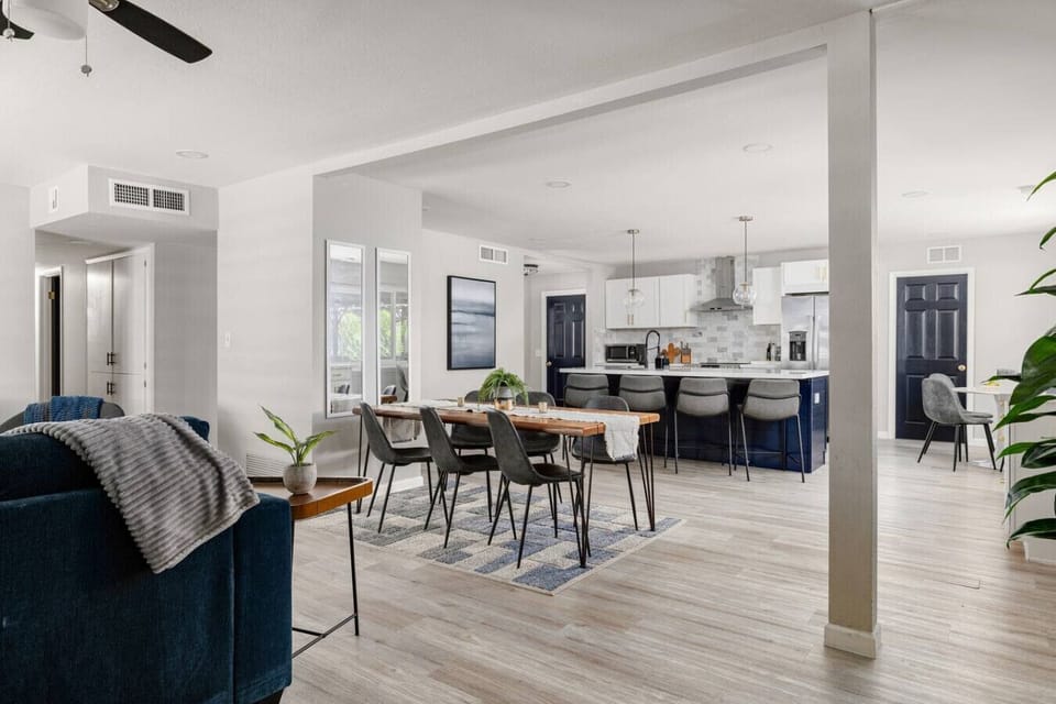 Spacious open area perfect for entertaining, gathering with friends, and creating lasting memories.
