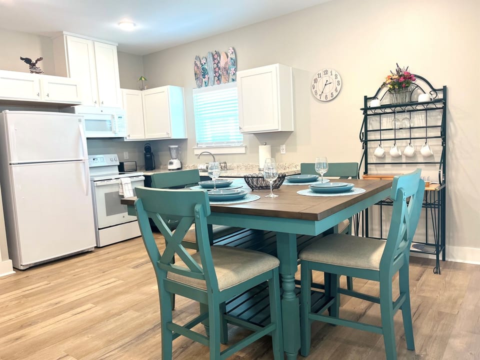 Fully stocked kitchen