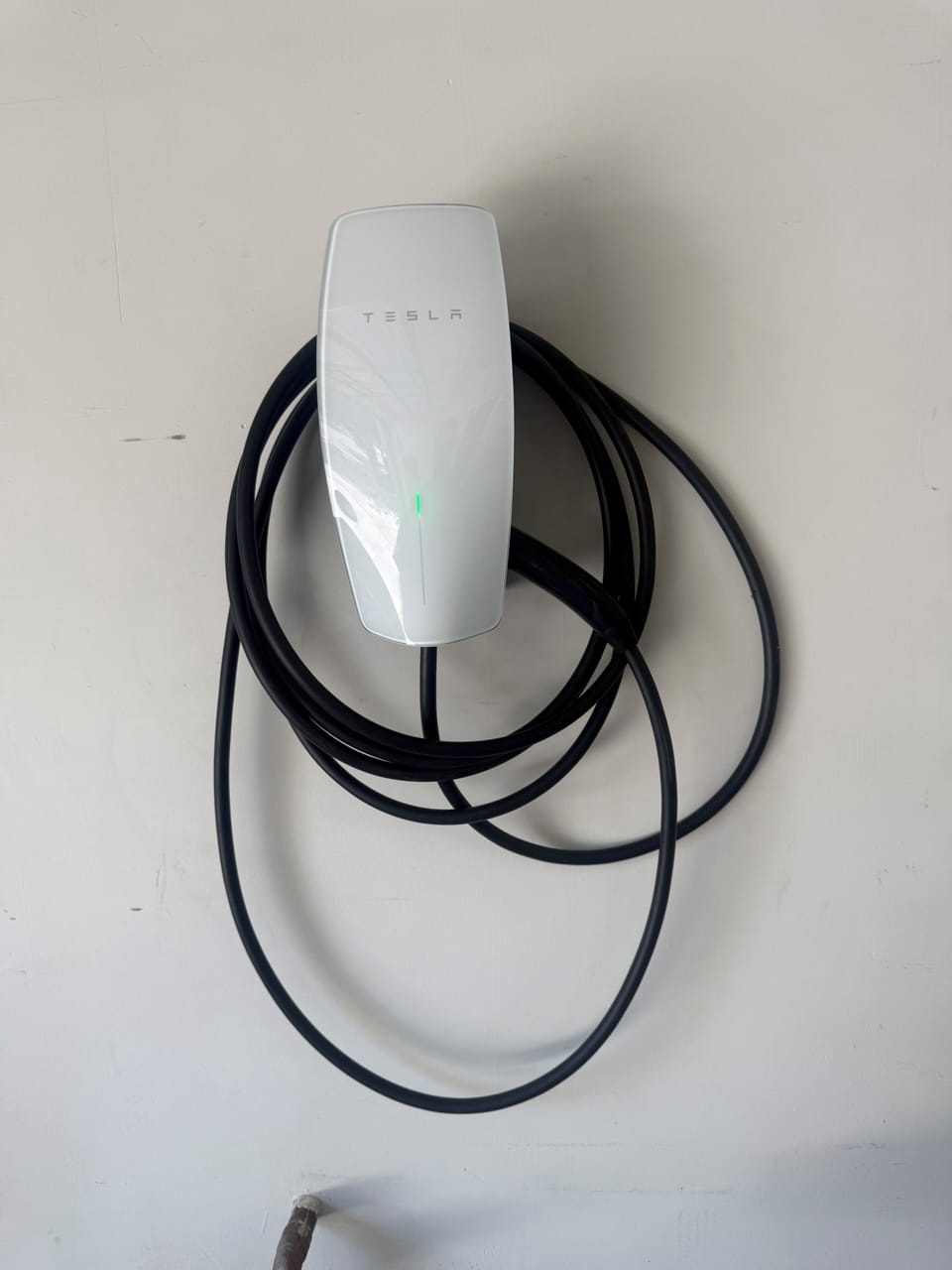 Electric Car Charger inside Garage