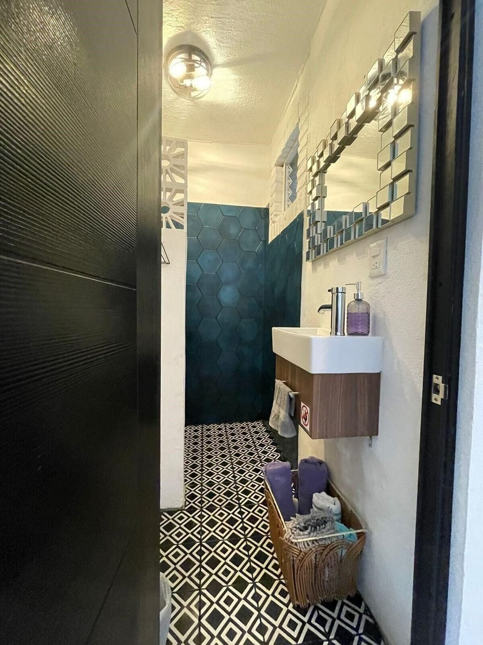 Superior Studio | Bathroom | Shower, towels, soap, shampoo