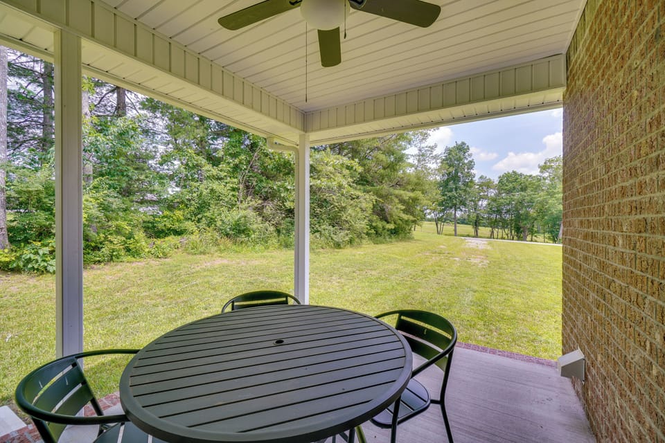 Covered Patio | Single-Story Home