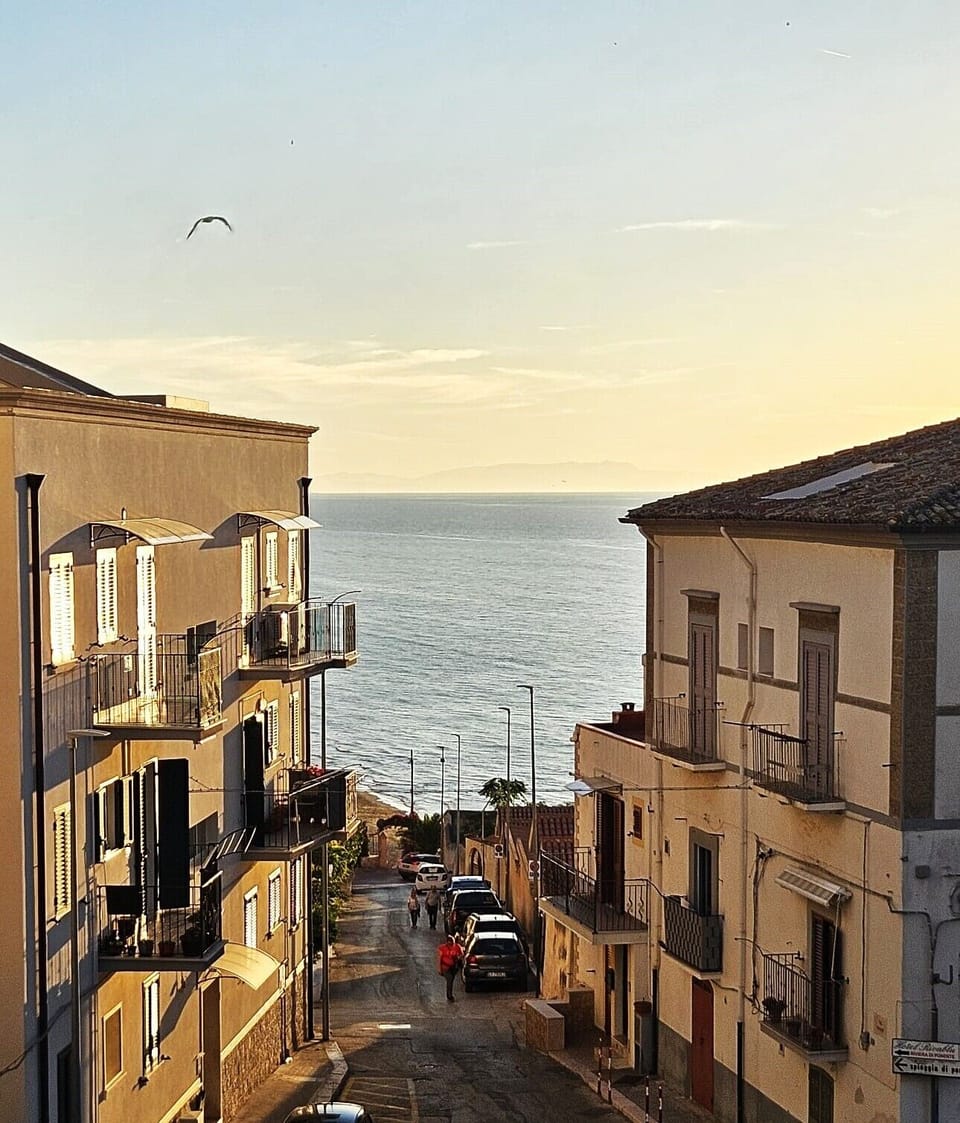 Studio, 1 Double Bed with Sofa bed, Balcony, Partial Sea View | View from room