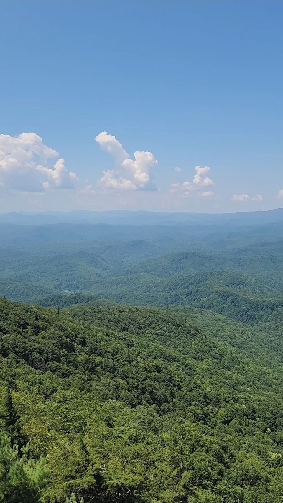  view from "The Blowing Rock" attraction, less than 20 minutes from cabin.