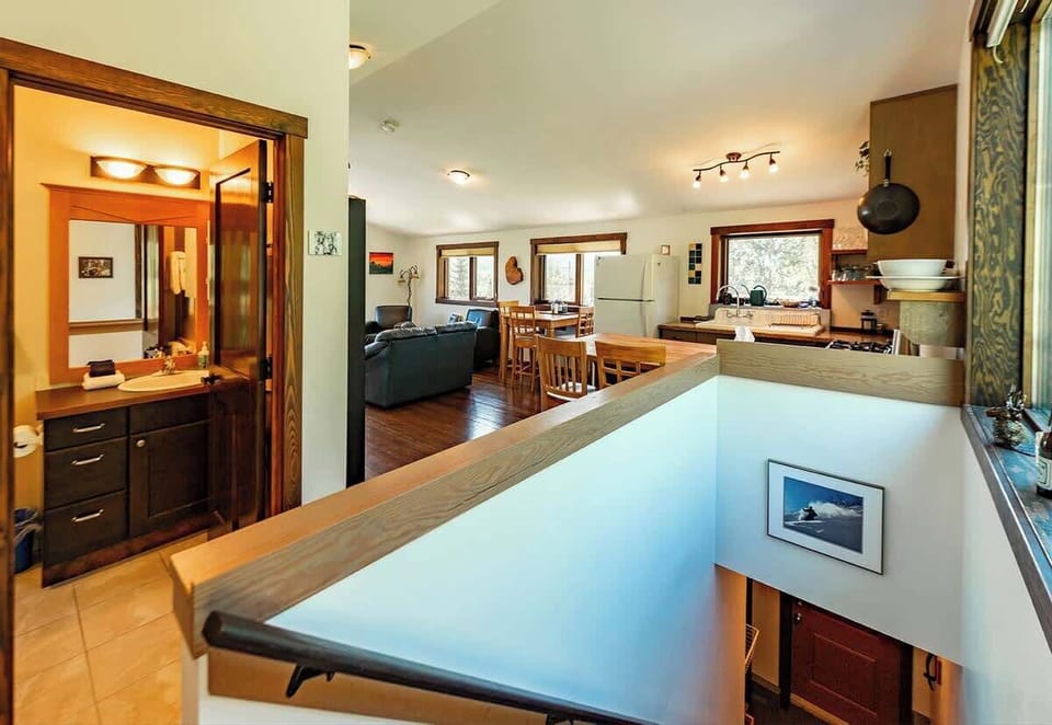 Wide open layout, kitchen, dining, and living all flow into each other