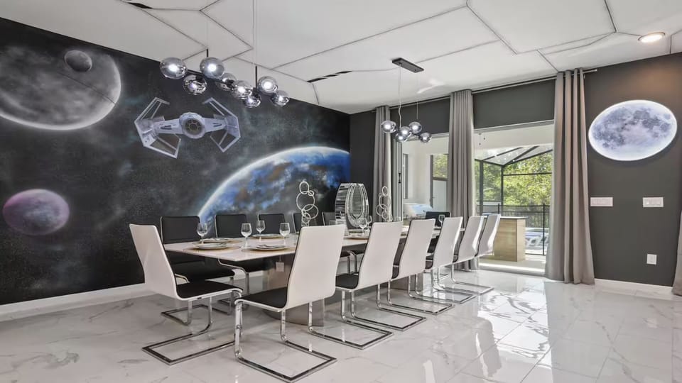 Open Concept Living & Dining Area