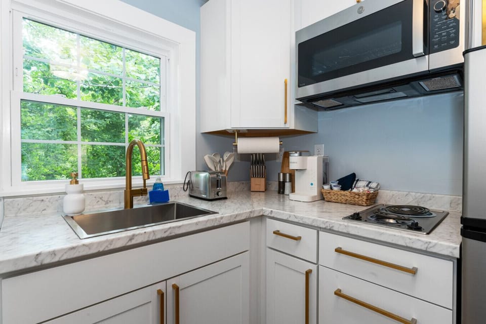 Fully stocked kitchen