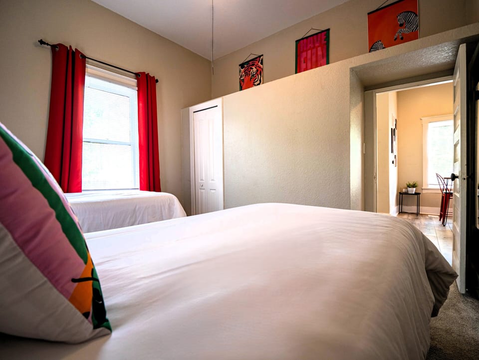 Bedroom Two: Two Twin XL Beds, Malouf Luxury Brand-fully adjustable