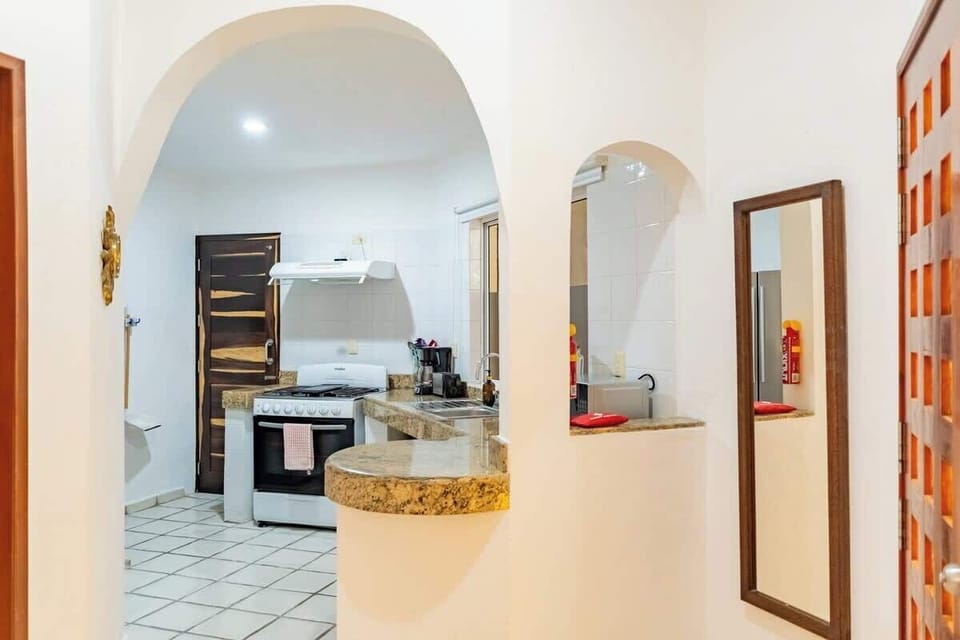 Kitchen and dining area