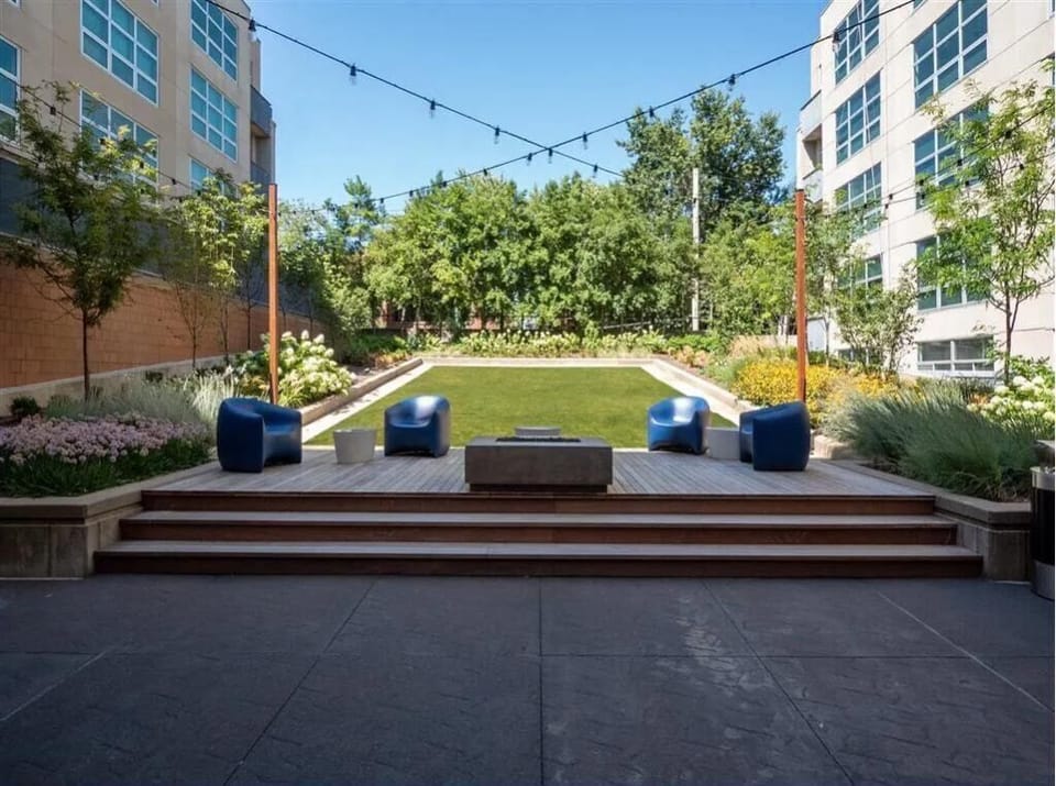 Shared Courtyard with grills and seating!