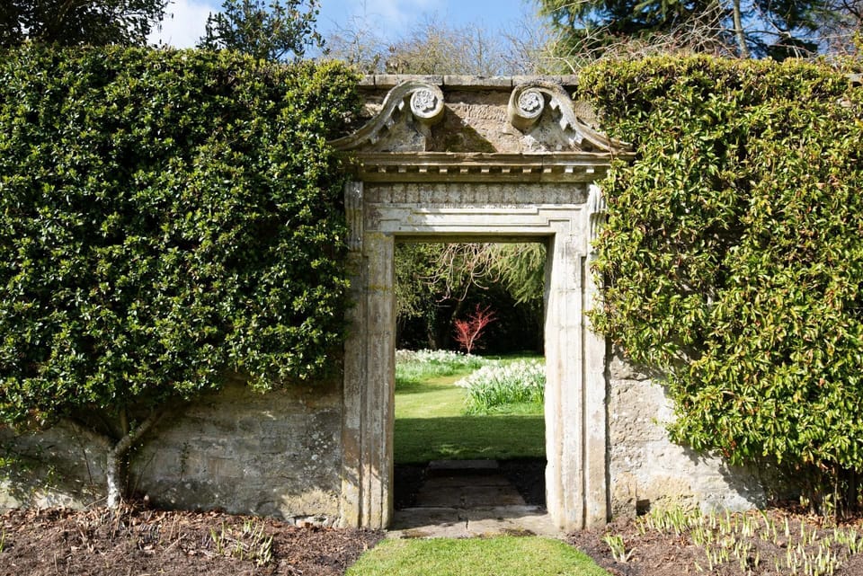 The West Wing, Capheaton - wonderful garden features on the estate