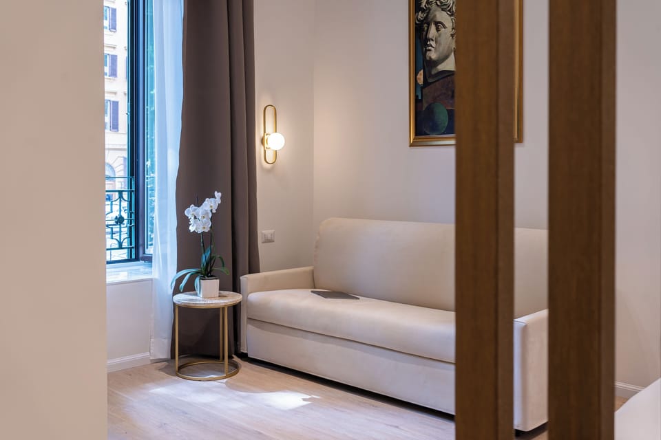 Family Quadruple Room, Private Bathroom | Frette Italian sheets, premium bedding, down comforters