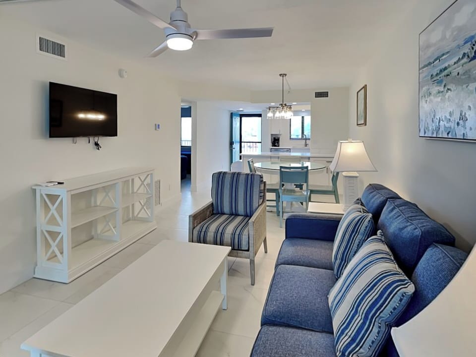 Living Room - Queen Sleeper Sofa + Smart TV