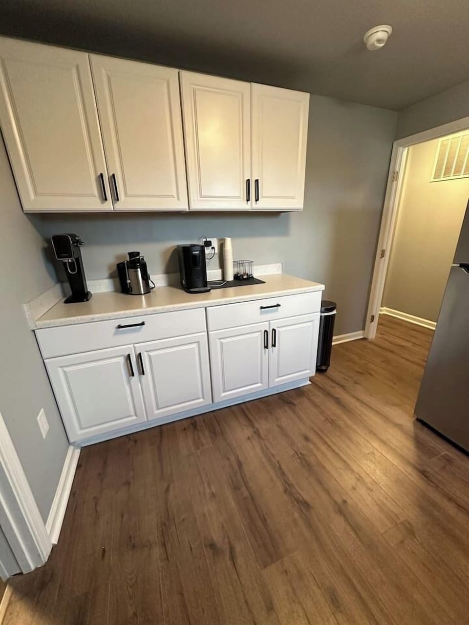 Coffee Station and ample counter space for meal prepe