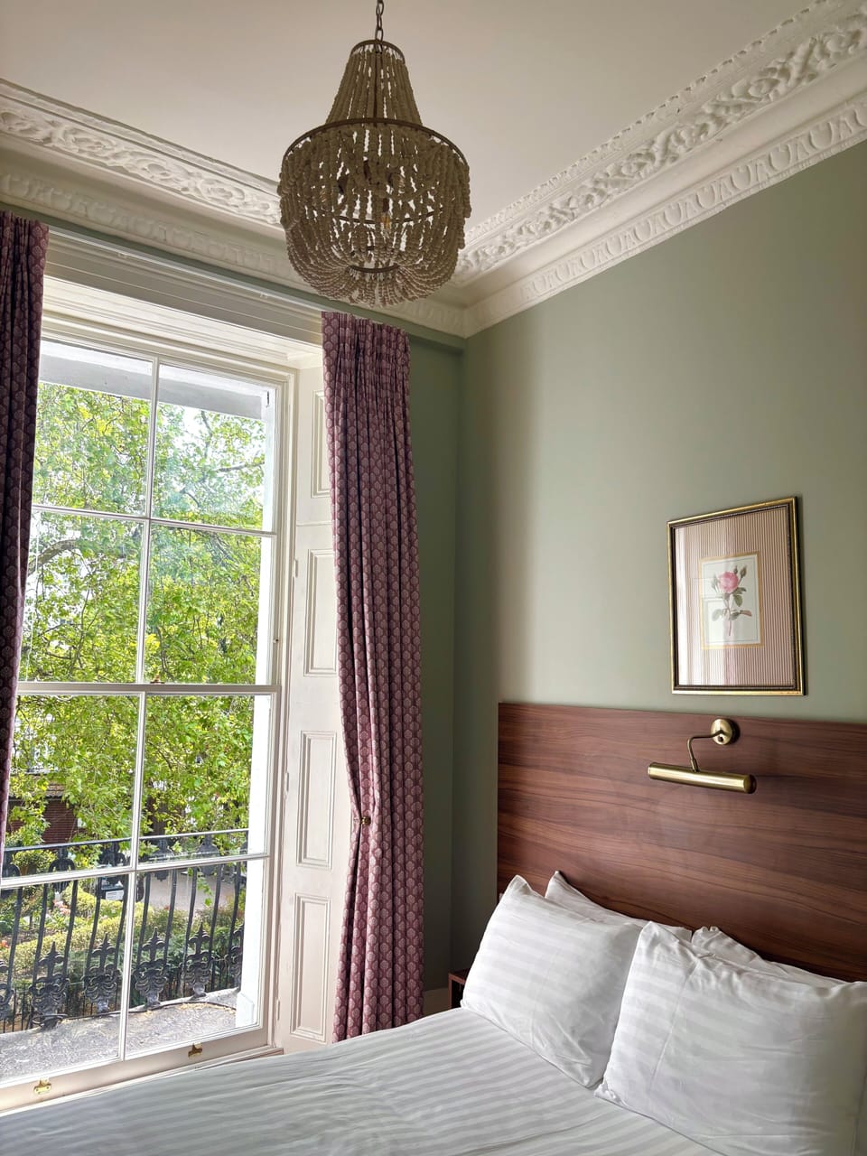 Cosy Double Park View Room | Egyptian cotton sheets, premium bedding, memory foam beds, free WiFi