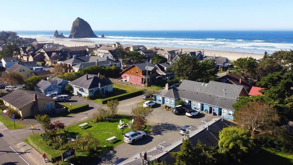 Soak up sweeping ocean views steps from Cannon Beach.