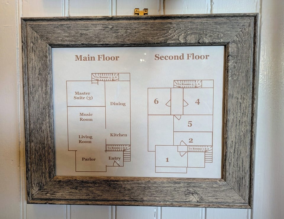 Split layout allows privacy